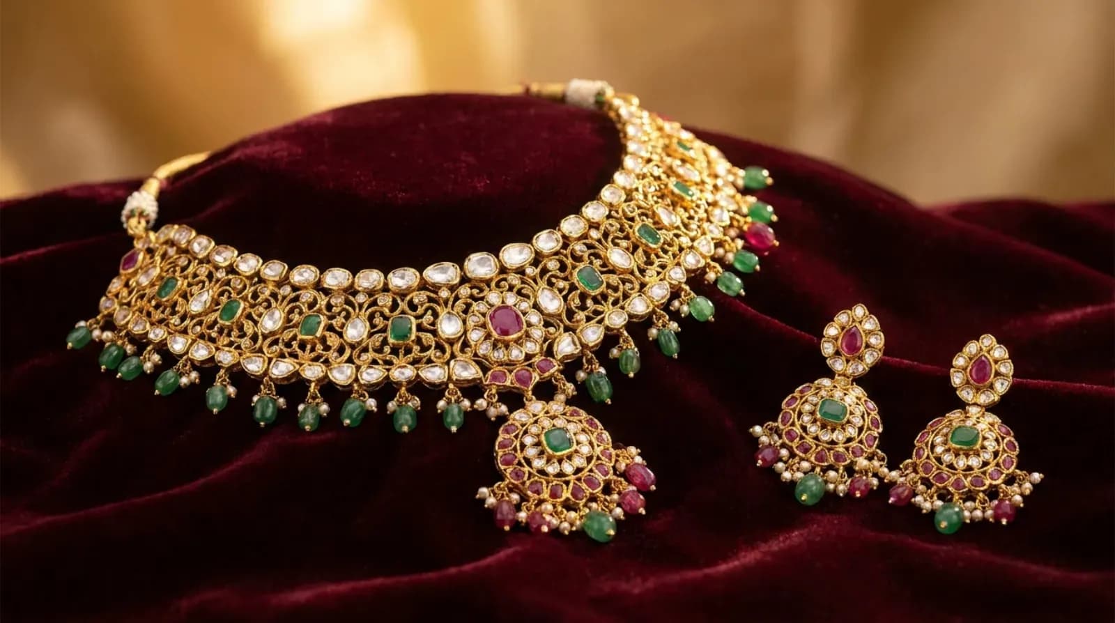 Surana Jewellers Jadau collection campaign imagery